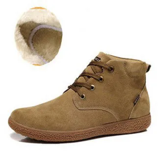 men shoes 100% Genuine Leather men Boots Classic Men's Winter Snow  Boots Outdoor Work shoes Rubber Men Warm boots Work Boots Lubbock Tx