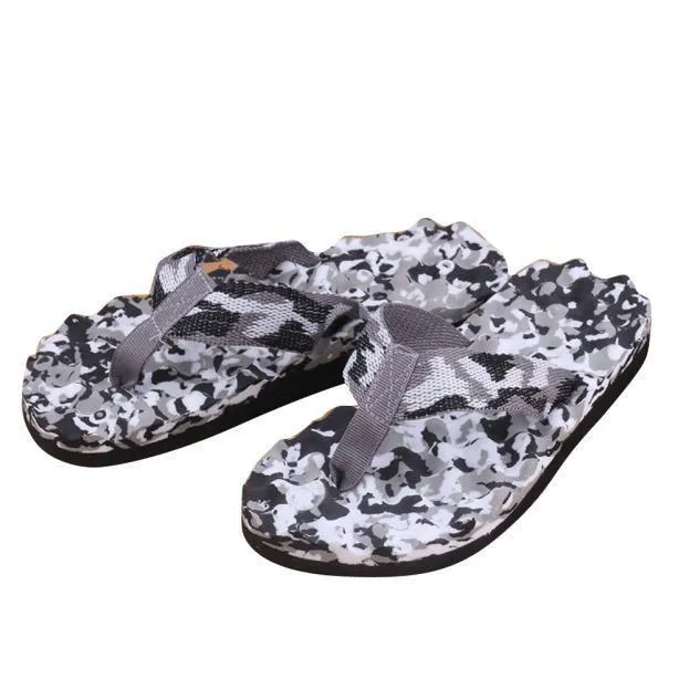 Men Summer Camouflage Flip Flops Shoes Sandals Slipper indoor & outdoor Support Sandals