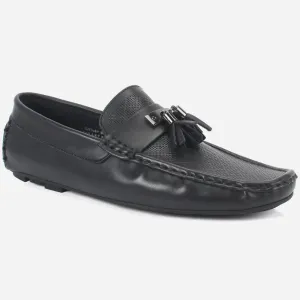 Mens "JAVEIR" Slip-on Buckled Moccasins Shoes Best Running Shoes For Narrow Flat Feet