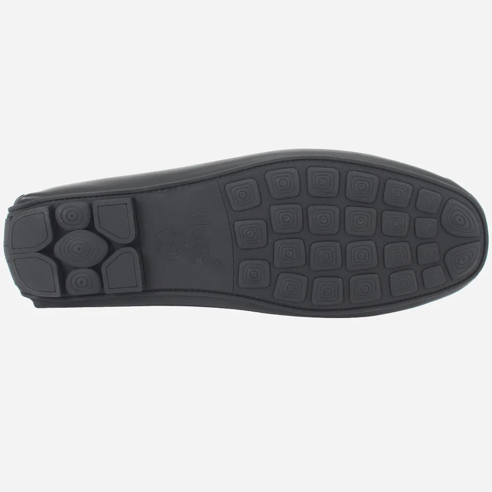 Mens "JAVEIR" Slip-on Buckled Moccasins Shoes Office Flat Shoes