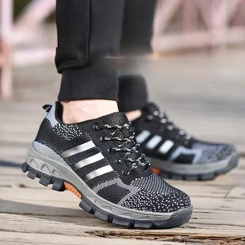 Men's steel toe work safety shoes, 3 colors, high quality Best Work Boots For Wet Conditions