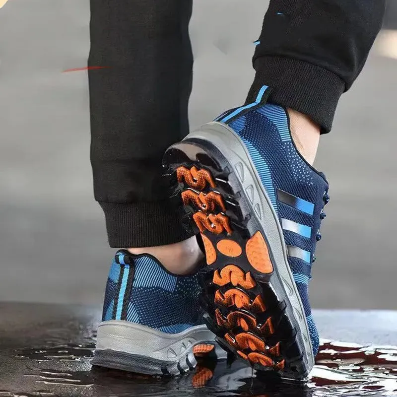 Pro Steel Toe Work Boots Men's steel toe work safety shoes, 3 colors, high quality