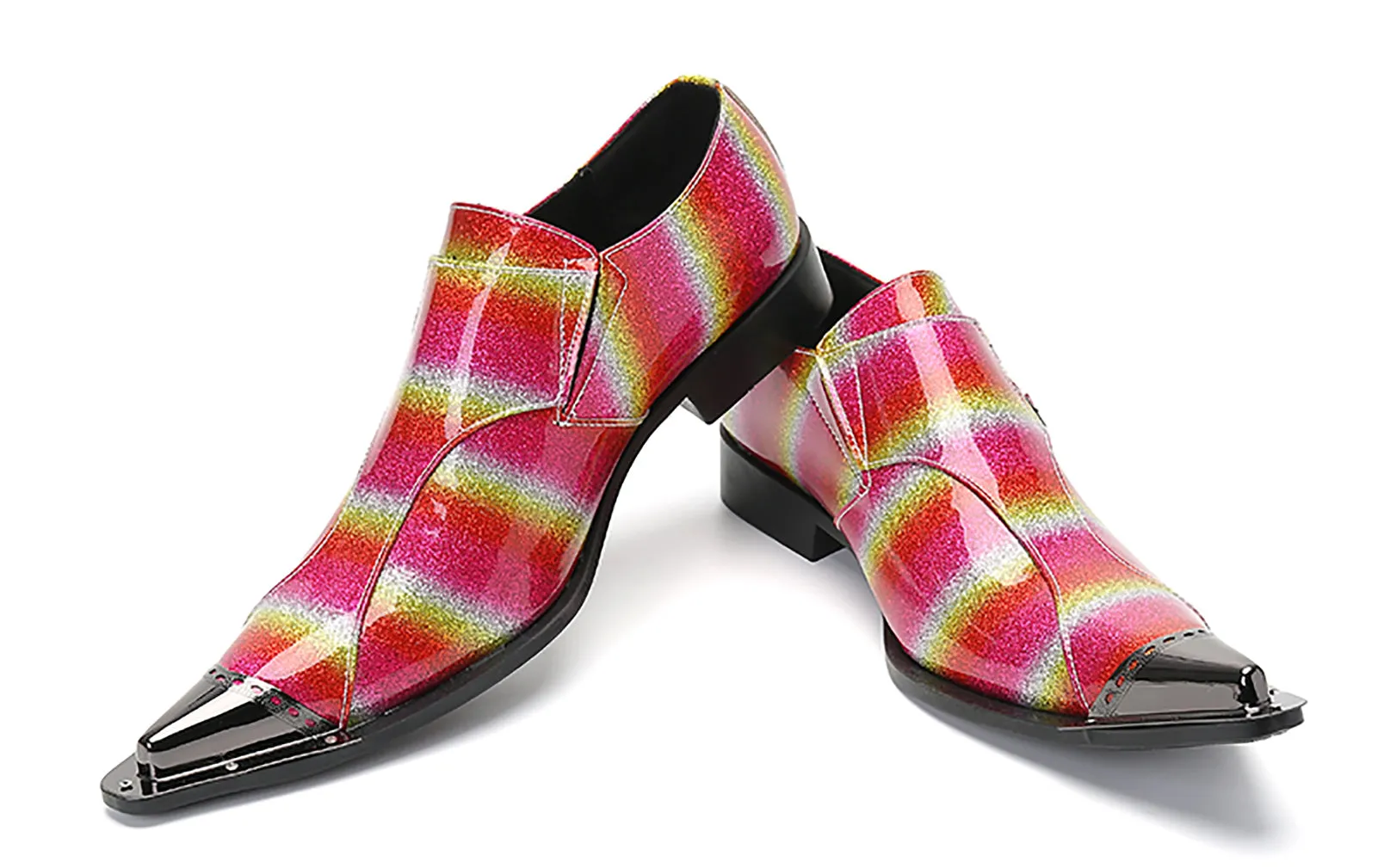 Astm F2413-18 Work Boots Men's Western Loafers Metal Tip