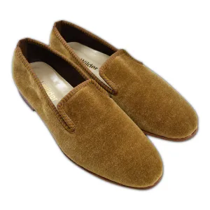 Men's Wool Velvet Loafers size 11 Penny Loafers With Penny In Them