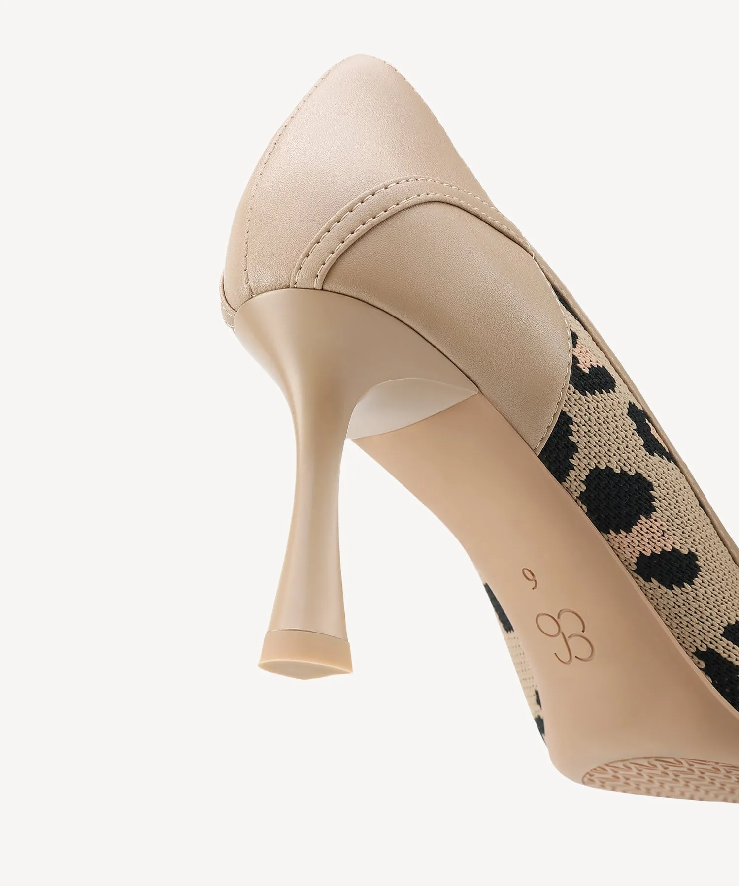 Minimalist Grace Pointed Toe Heeled Pumps Workhog Work Boots