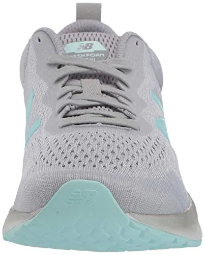 New Balance Women's Fresh Foam Arishi V3 Running Shoe, Grey/Teal, 11 New Balance 740 White And Silver