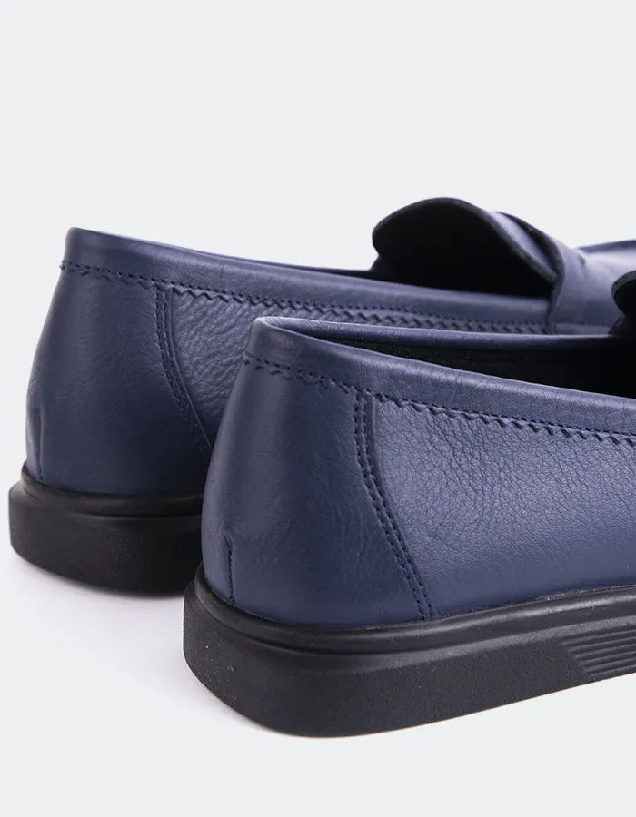 Tassel Chunky Loafers Sperry Navy Leather