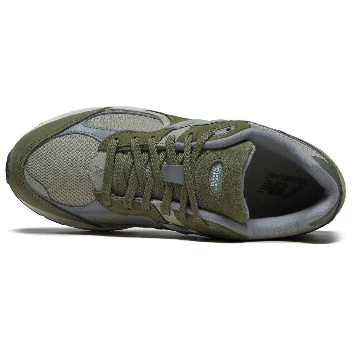 New Balance 2002R Shoes - Dark Olivine New Balance Orange White