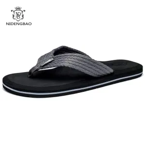 Crocs House Slippers NIDENGBAO Black Flip Flops