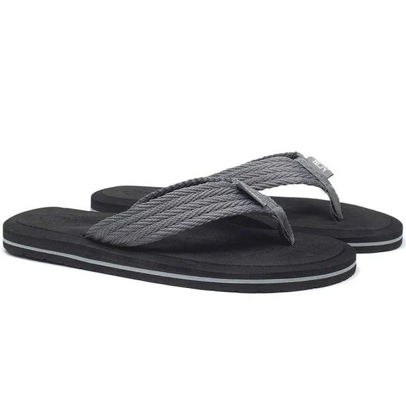 Slippers Thick Sole NIDENGBAO Black Flip Flops