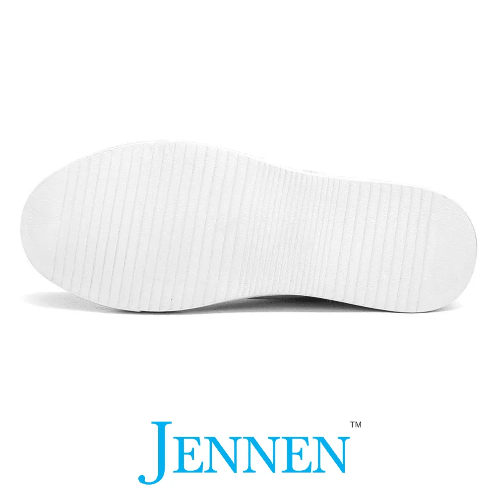 Sneakers With Dress Mr. Sacil Beta White 6cm | 2.4 inch Taller Men's Gym Style Shoes Height