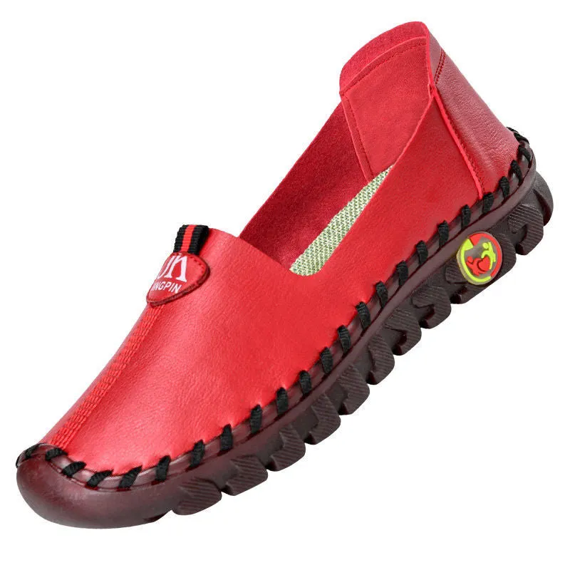 Nanccy  Slip Ons Woman Flats Comfy Nurse Wide Fit  Loafers Moccasin Loafers