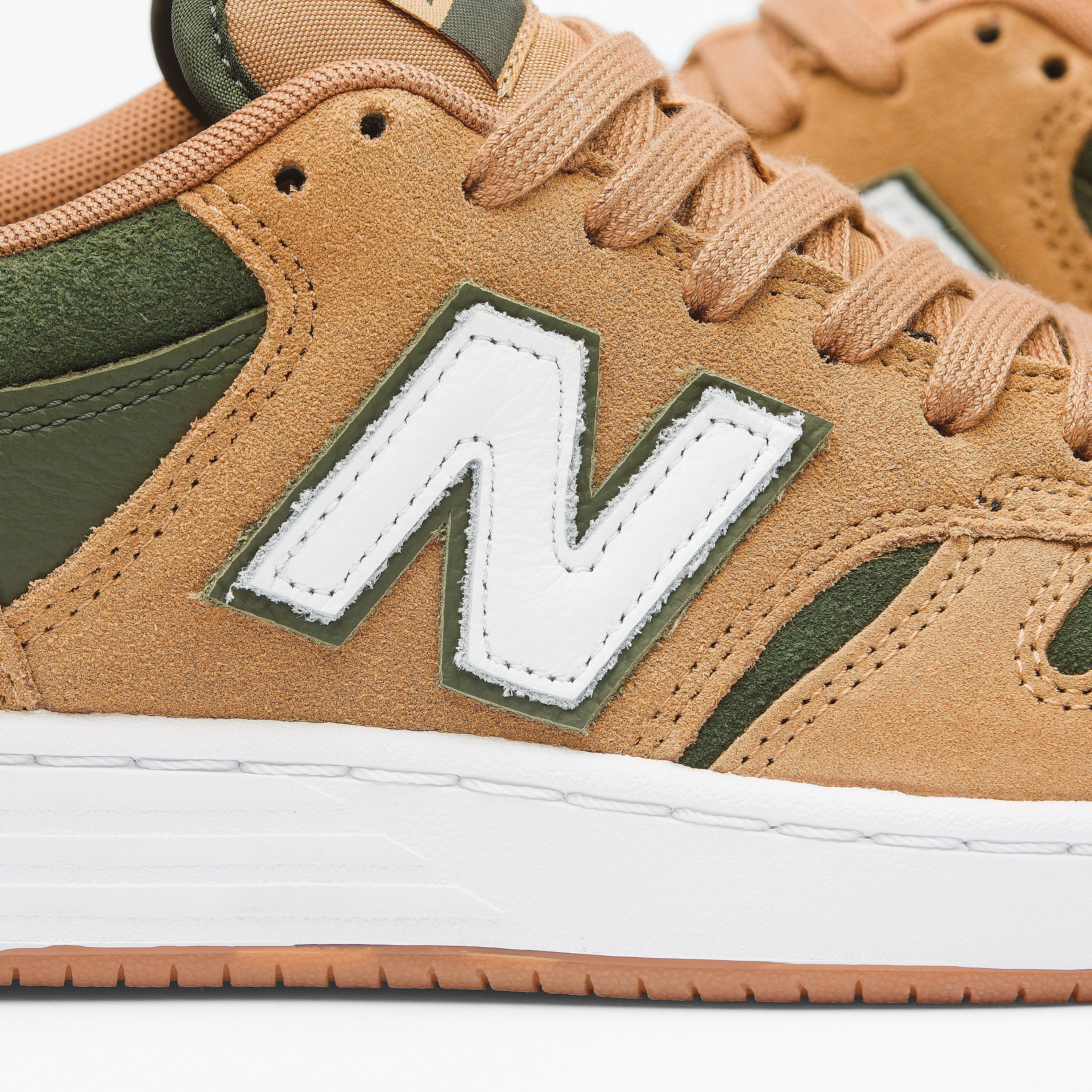 New Balance Insoles Arch Support NB NUMERIC 480 SUEDE TAN / GREEN