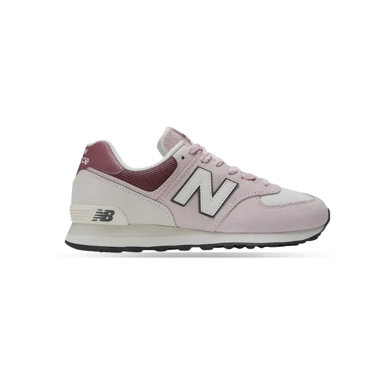 New Balance 574 NB Pink White Unisex Sneakers Green New Balances