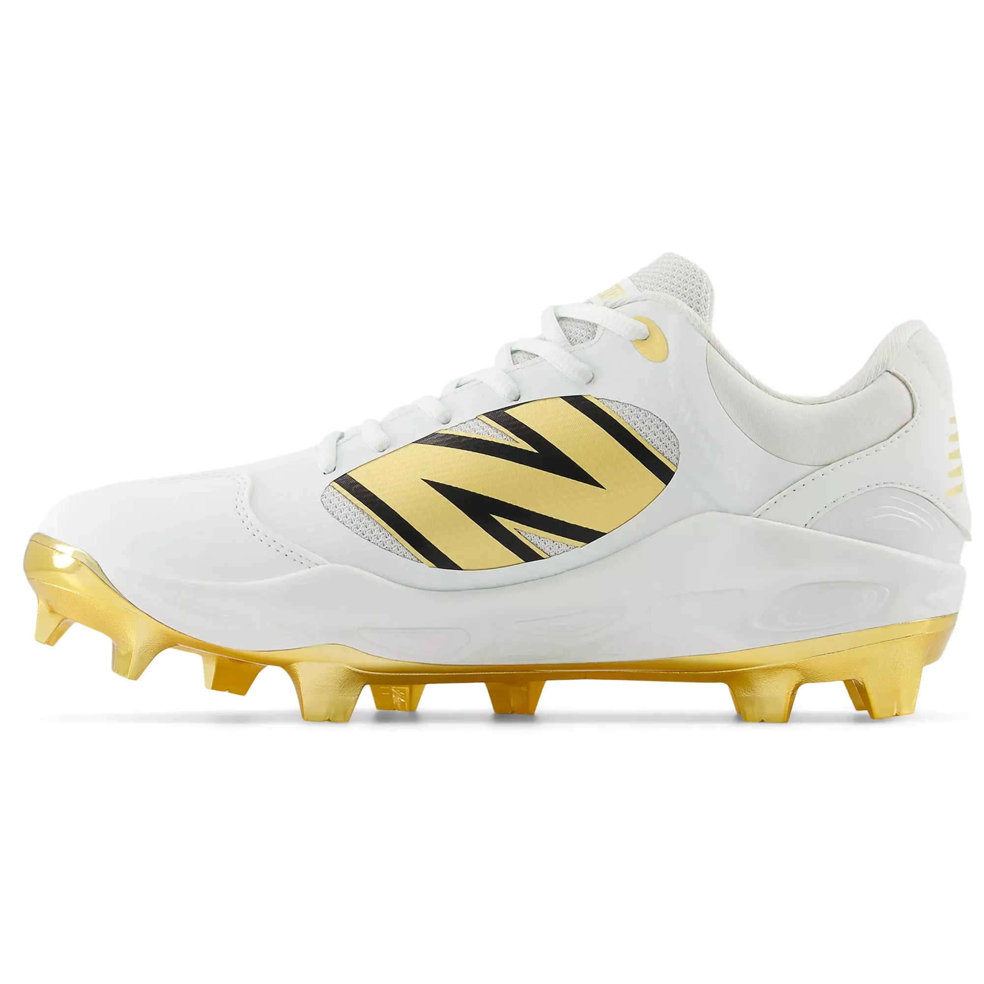 New Balance Fresh Foam 3000v7 Molded Cleats  Black/White (PL3000) New Balance 9060 Gray Moonbeam