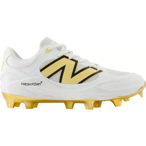 New Balance Turf Shoes Baseball Mens New Balance Fresh Foam 3000v7 Molded Cleats  Black/White (PL3000)