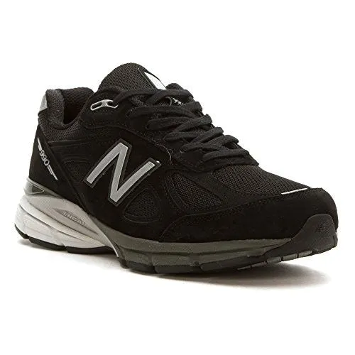 New Balance Shoes Navy New Balance Men's M990V4 Running Shoe, Black/Silver, 10.5 D US