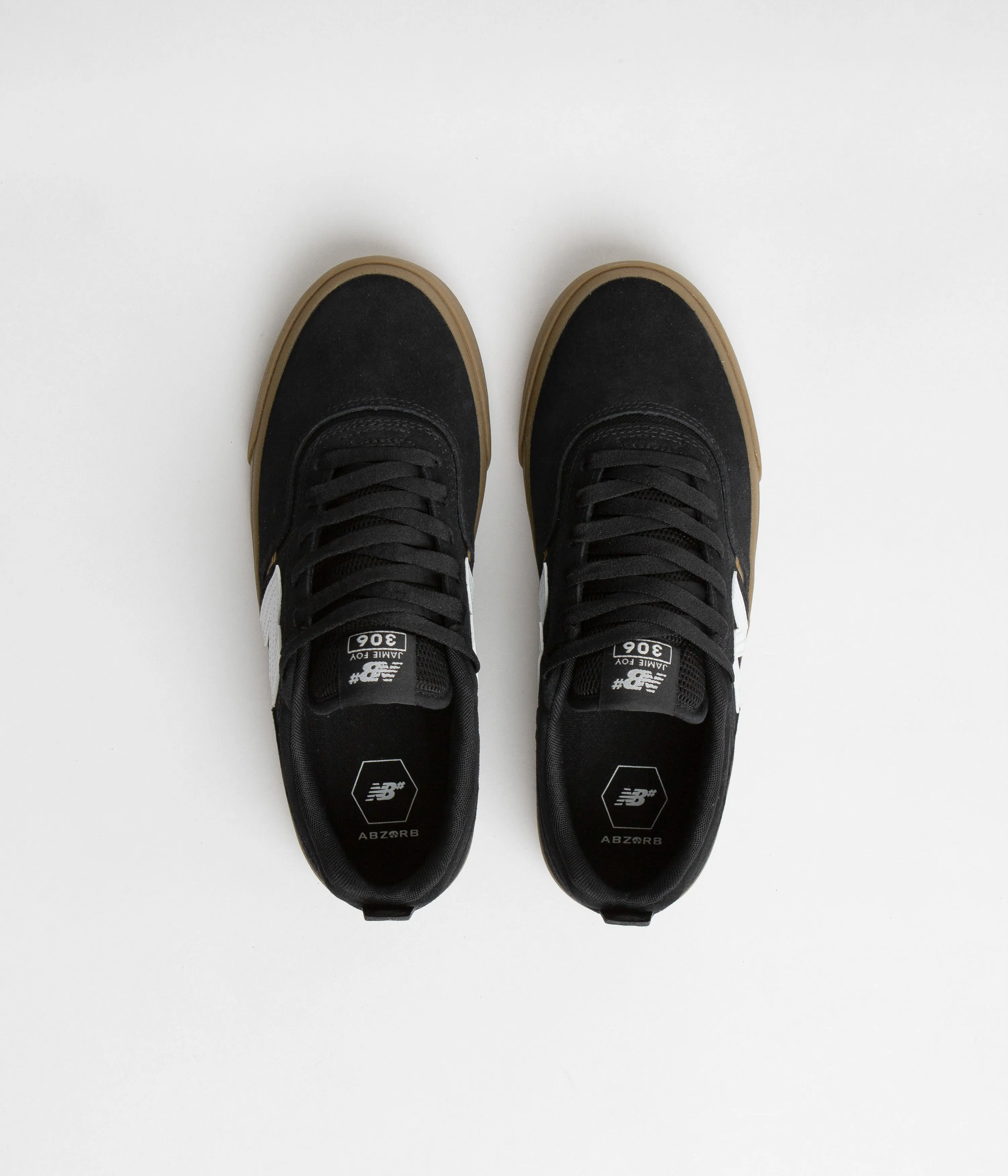 New Balance 9060 Eclipse New Balance Numeric 306 Jamie Foy Shoes - Black / Gum
