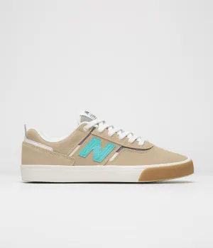 New Balance Numeric 306 Jamie Foy Shoes - Tan / Turquoise New Balance Foot Scan