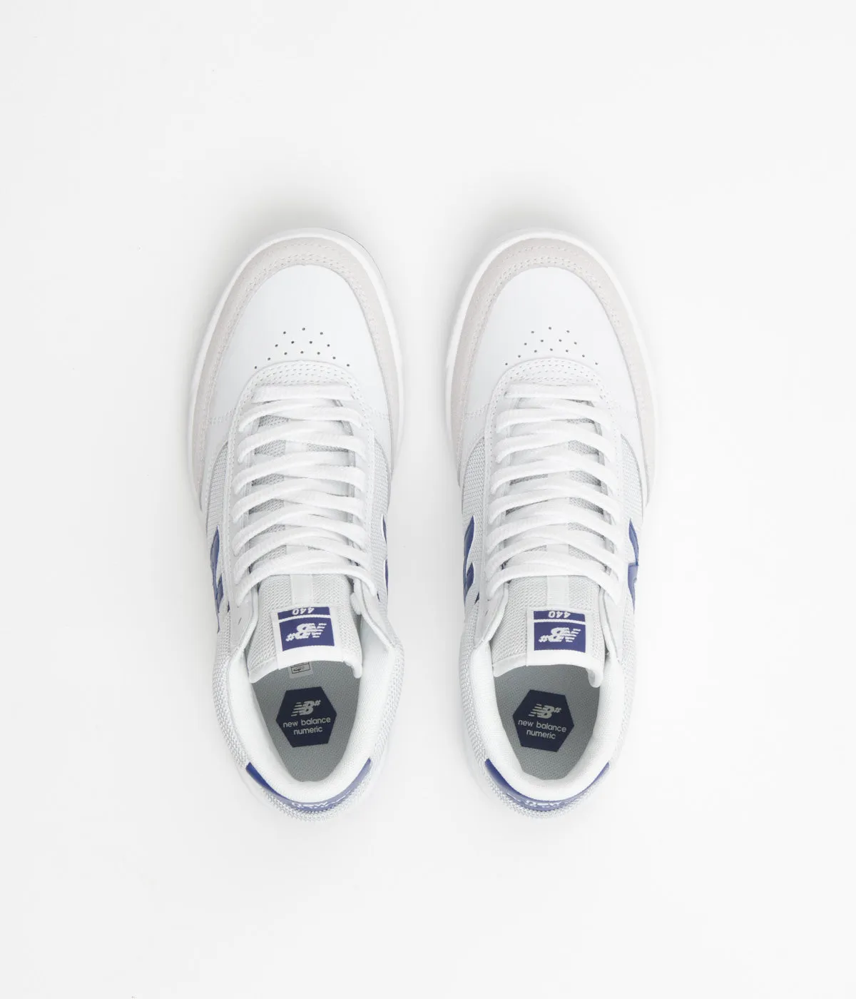 New Balance Numeric 440 Hi Shoes - White / Blue Pink And White New Balance Women