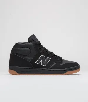 New Balance Numeric 480 Hi Shoes - Black / Gum Models New Balance