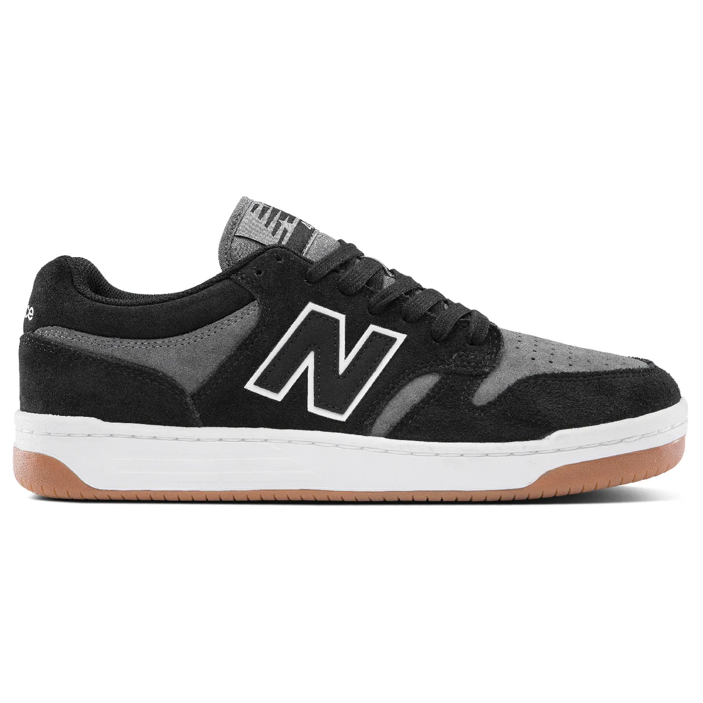 New Balance Numeric NM480 Shoes - Black / Grey Shoes Mens New Balance