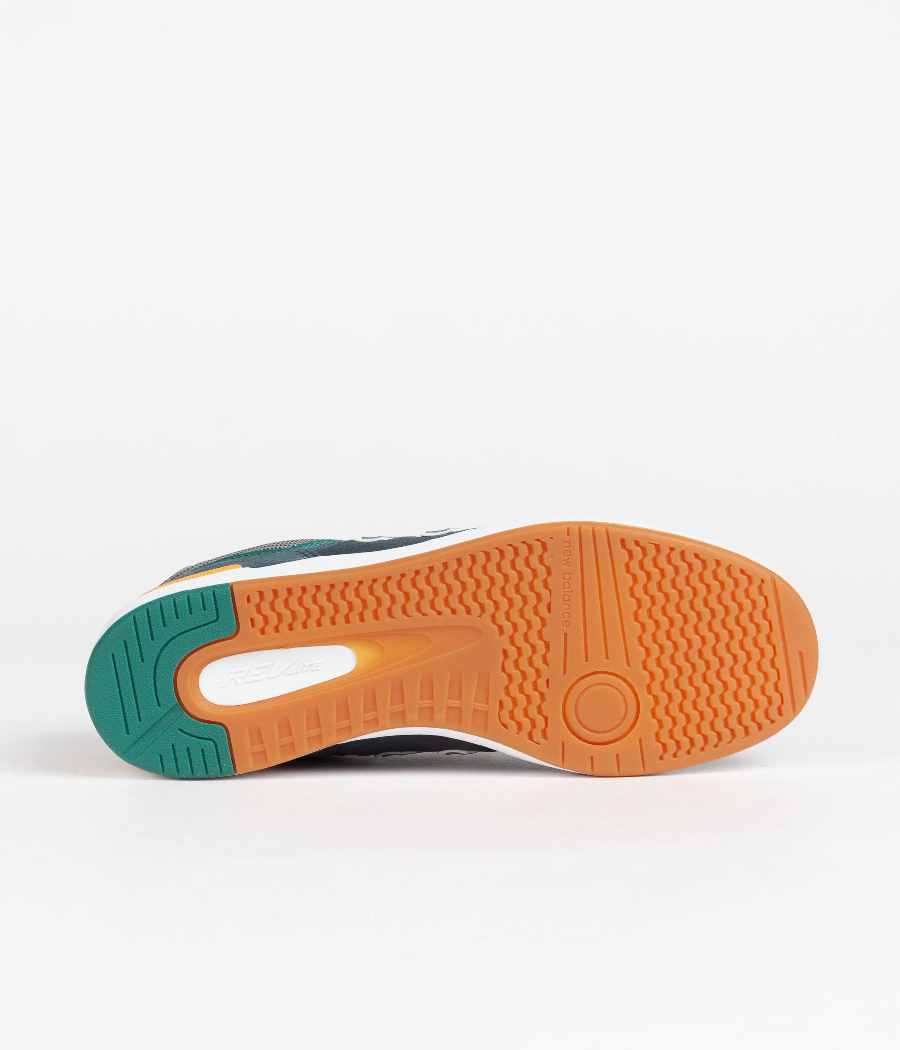 New Balance Numeric Pro Court 574 Shoes - Phantom / Aqua Green New Balance Franchise