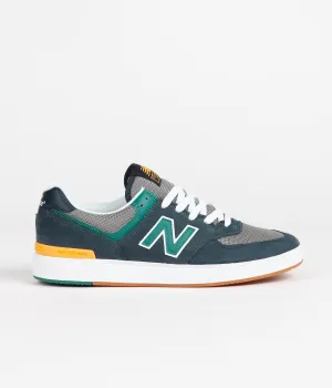 Men's New Balance Sale New Balance Numeric Pro Court 574 Shoes - Phantom / Aqua Green