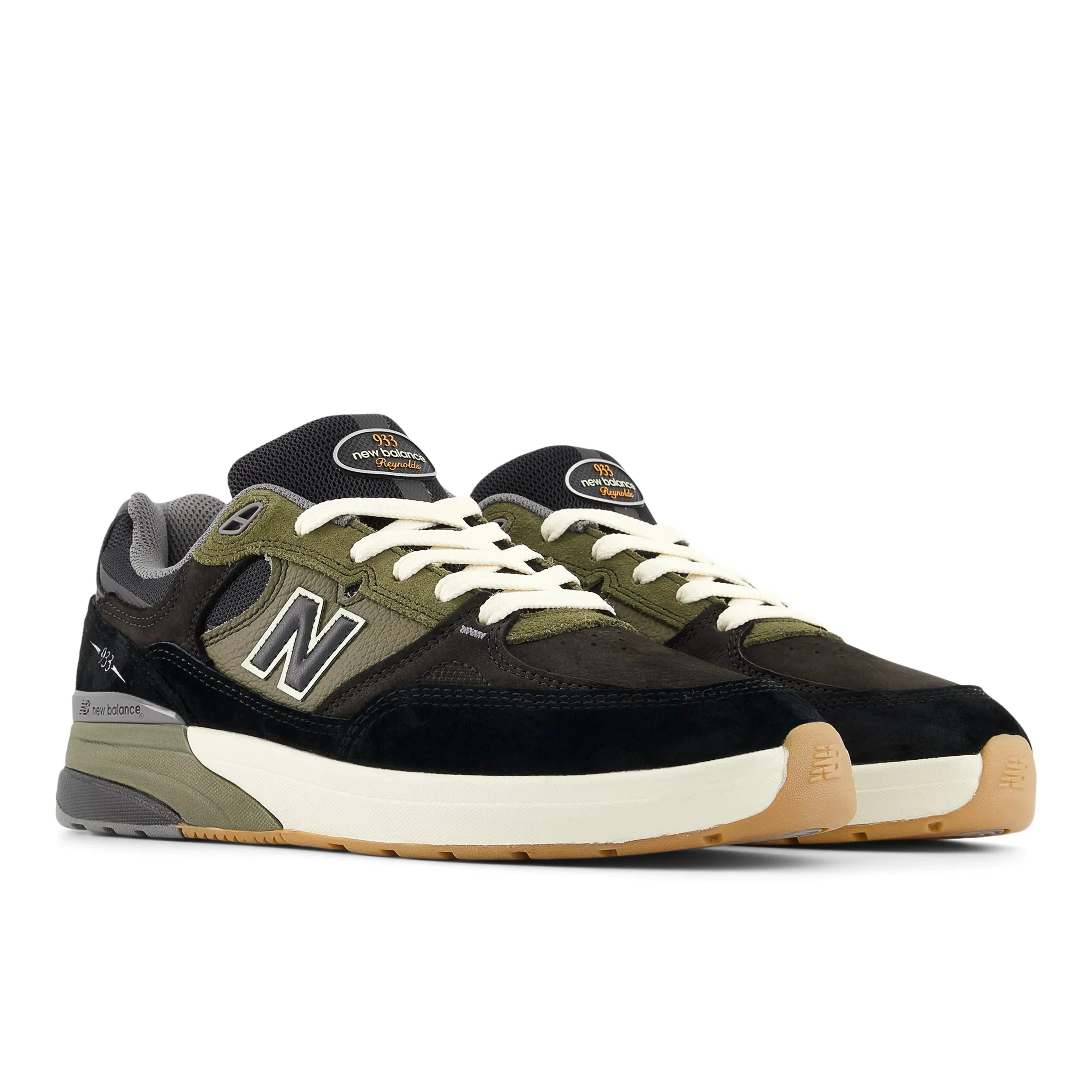 New Balance Numeric Reynolds 933 - Black/Olive Skate Shoe New Balance 530 Suede