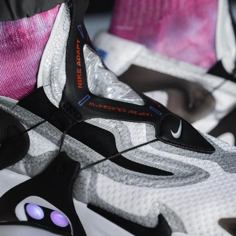 Nike Adapt Huarache White Black Asics Wrestling Shoes 8.5