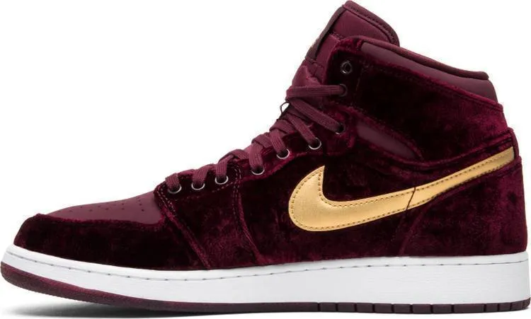 Nike Air Jordan 1 High Heiress GG 'Velvet' Shoes Basketball Men Sale Size US 7-13 Asics Volleyball Shoes Gel Rocket 7