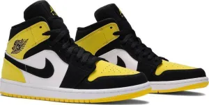 Nike Air Jordan 1 Mid SE 'Yellow Toe' Shoes Basketball Men !!! CYBER MONDAY SALE !!! Asics High Stability Running Shoe