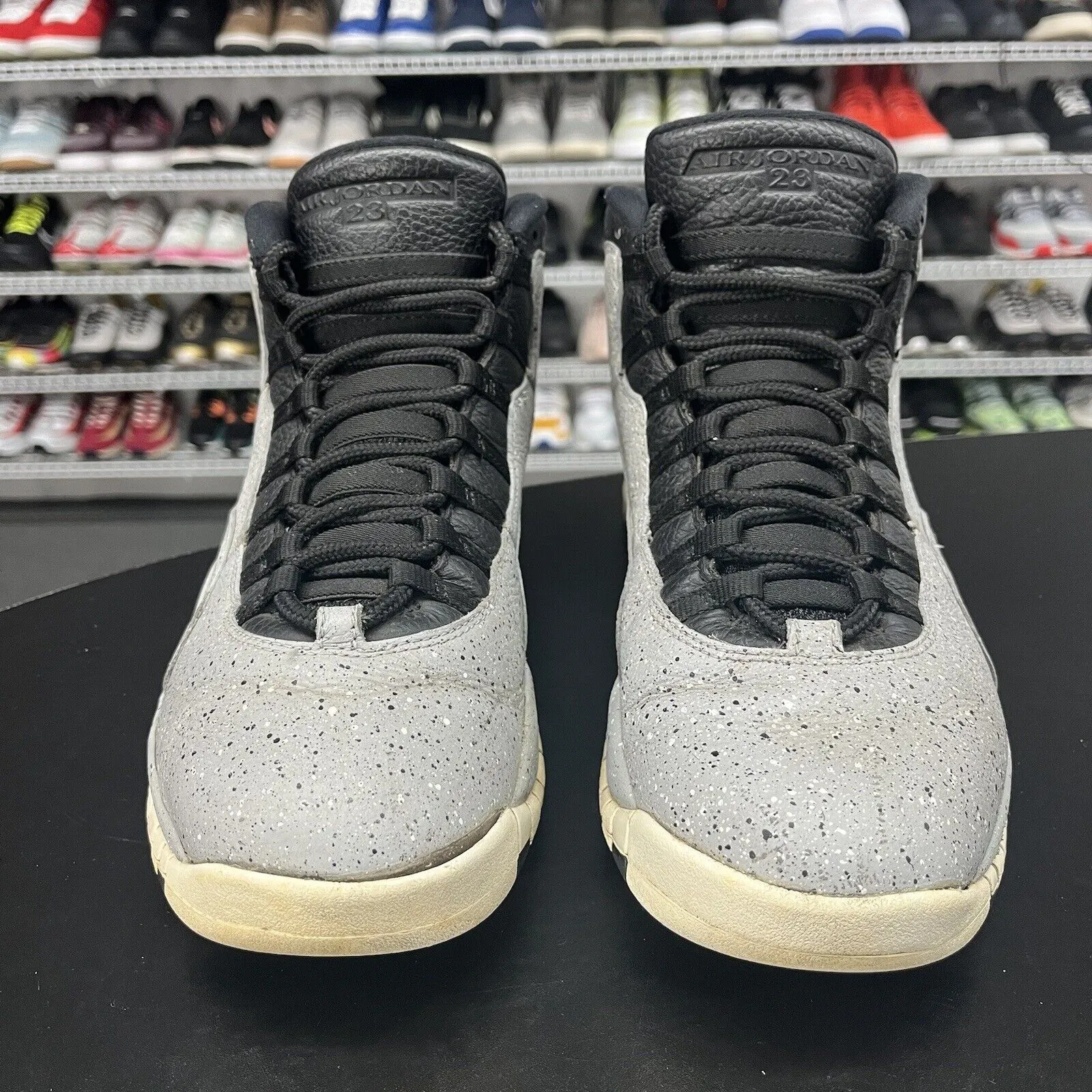 Nike Air Jordan 10 Retro Light Smoke Grey 310805-062 Mens Size 11 No Insoles Lighted Sneakers