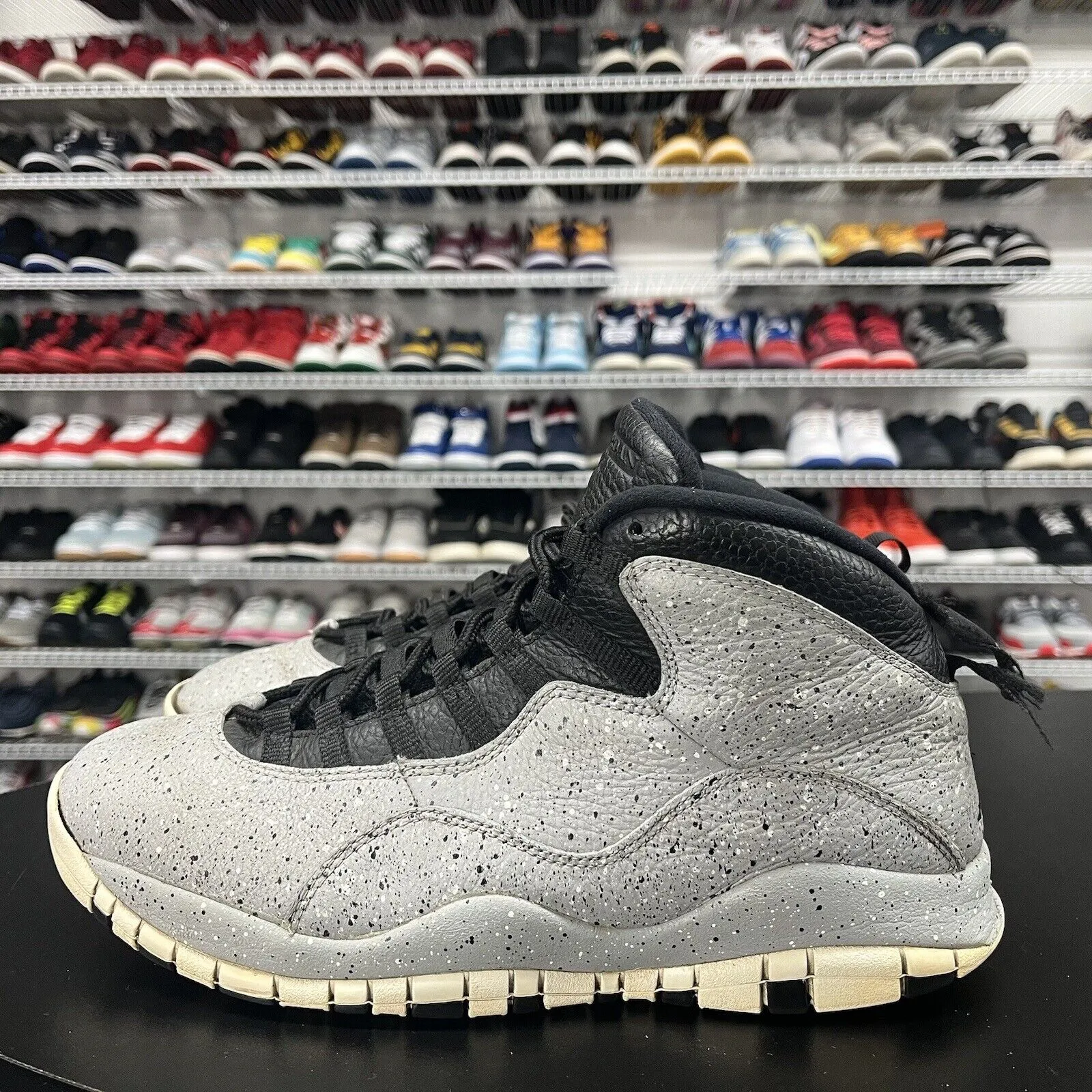 Nike Air Jordan 10 Retro Light Smoke Grey 310805-062 Mens Size 11 No Insoles Roofing Sneakers