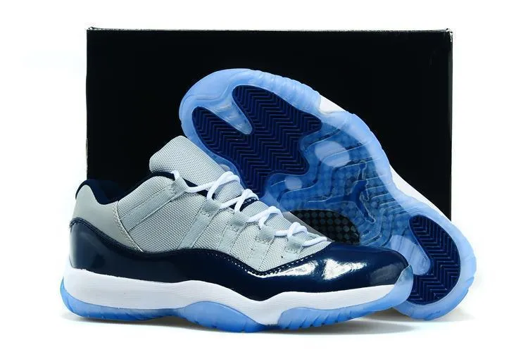 Asics Running Shoes And Apparel Nike Air Jordan 11 Retro Low Georgetown Grey Navi White  Men Shoes !!! CYBER MONDAY SALE !!!