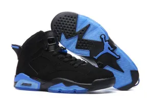 Nike Air Jordan 6 Retro Black Blue Men Shoes Sale Size US 7-13 Netball Asics Shoes