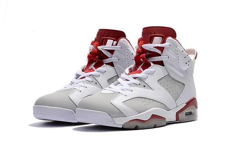 Nike Air Jordan 6 Retro 'Maroon' 2015 White Bordeaux Men Shoes !!! CYBER MONDAY SALE !!! Trail Running Shoes Asics