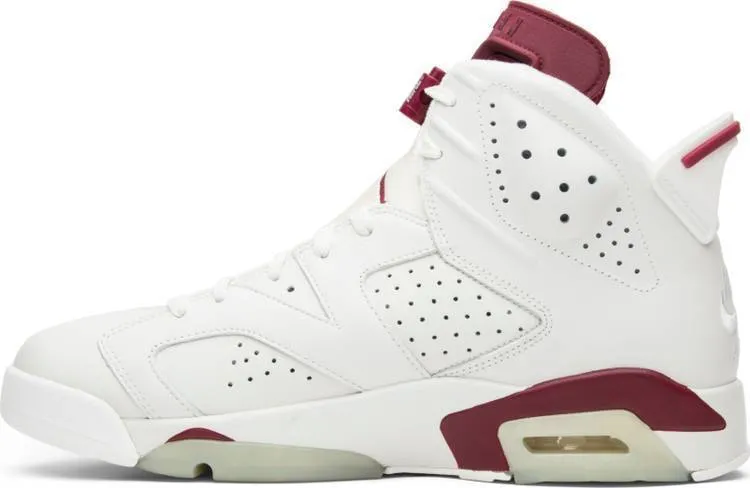 Washing Asics Shoes Nike Air Jordan 6 Retro 'Maroon' 2015 White Bordeaux Men Shoes !!! CYBER MONDAY SALE !!!