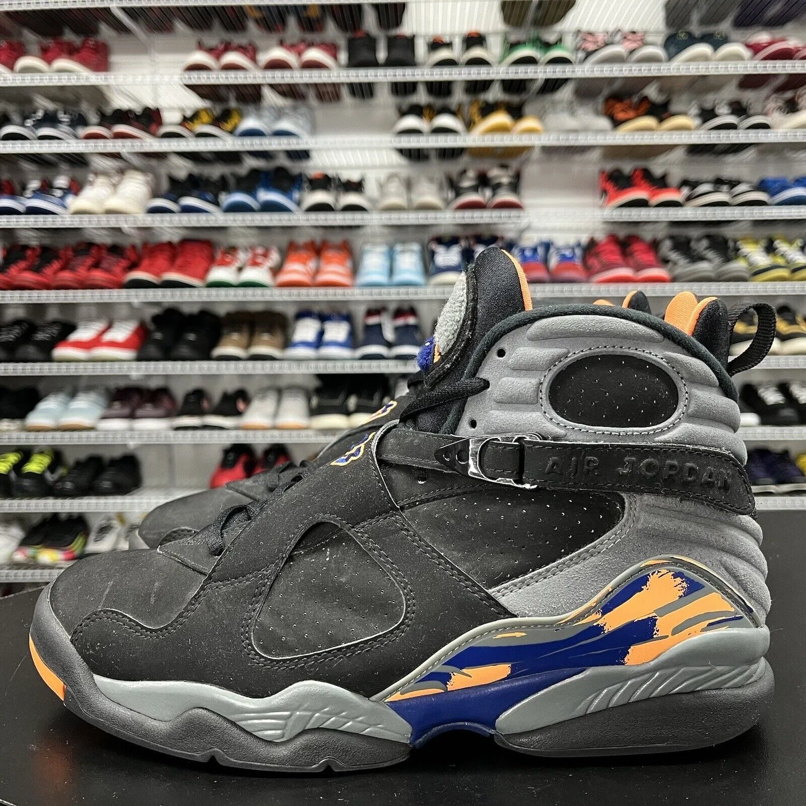 Nike Air Jordan 8 Retro Phoenix Suns 305381-043 Men's Size 10 Asics Limited Edition Running Shoes