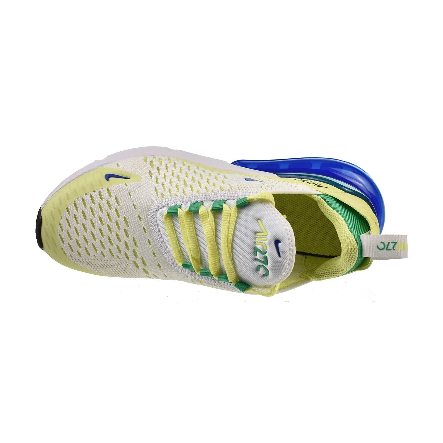 Asics Split Tongue Shoes Nike Air Max 270 (GS) Big Kids' Shoes White-Game Royal