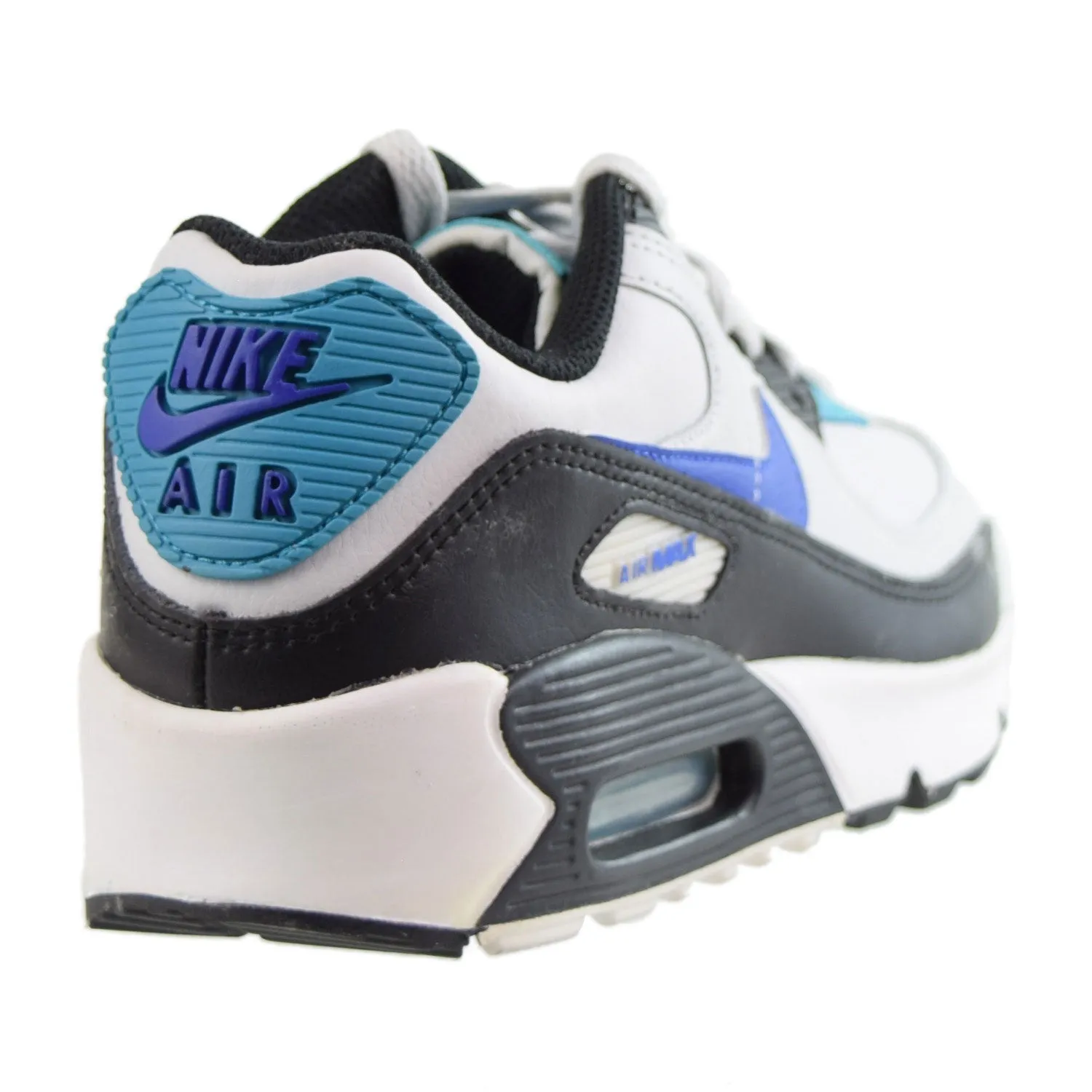 Asics Shoes Offer Nike Air Max 90 (GS) Big Kids' Shoes  Black-Hyper Blue-Photon Dust