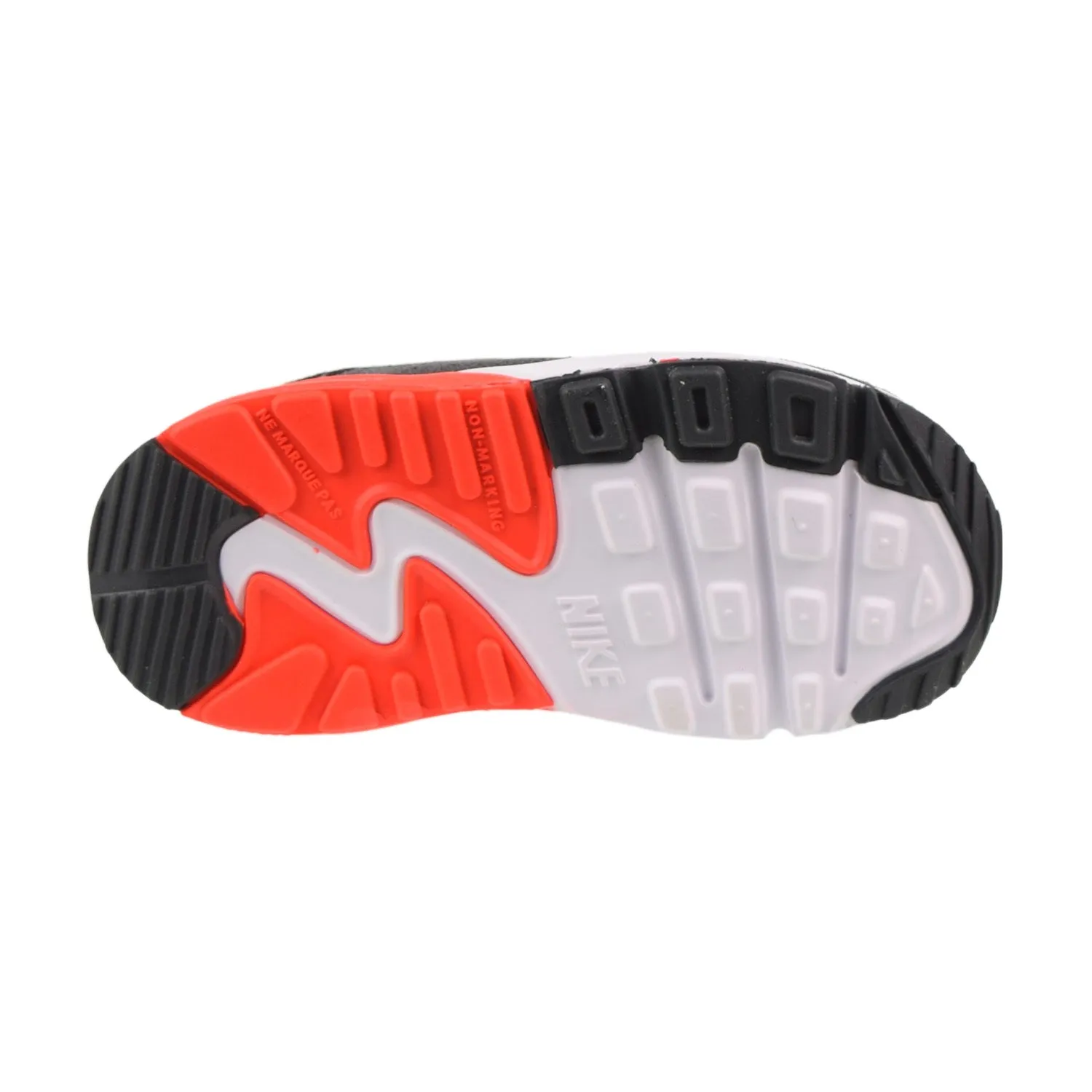 Asics High Top Boxing Shoes Nike Air Max 90 LTR (TD) Toddlers Shoes Multi Red-White