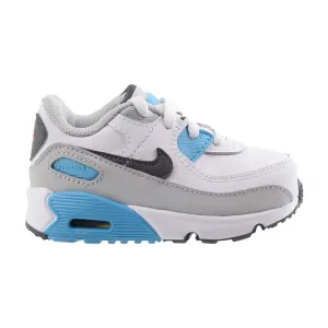 Best Asics Shoes 2023 Nike Air Max 90 LTR (TD) Toddlers Shoes White-Grey-Blue Red