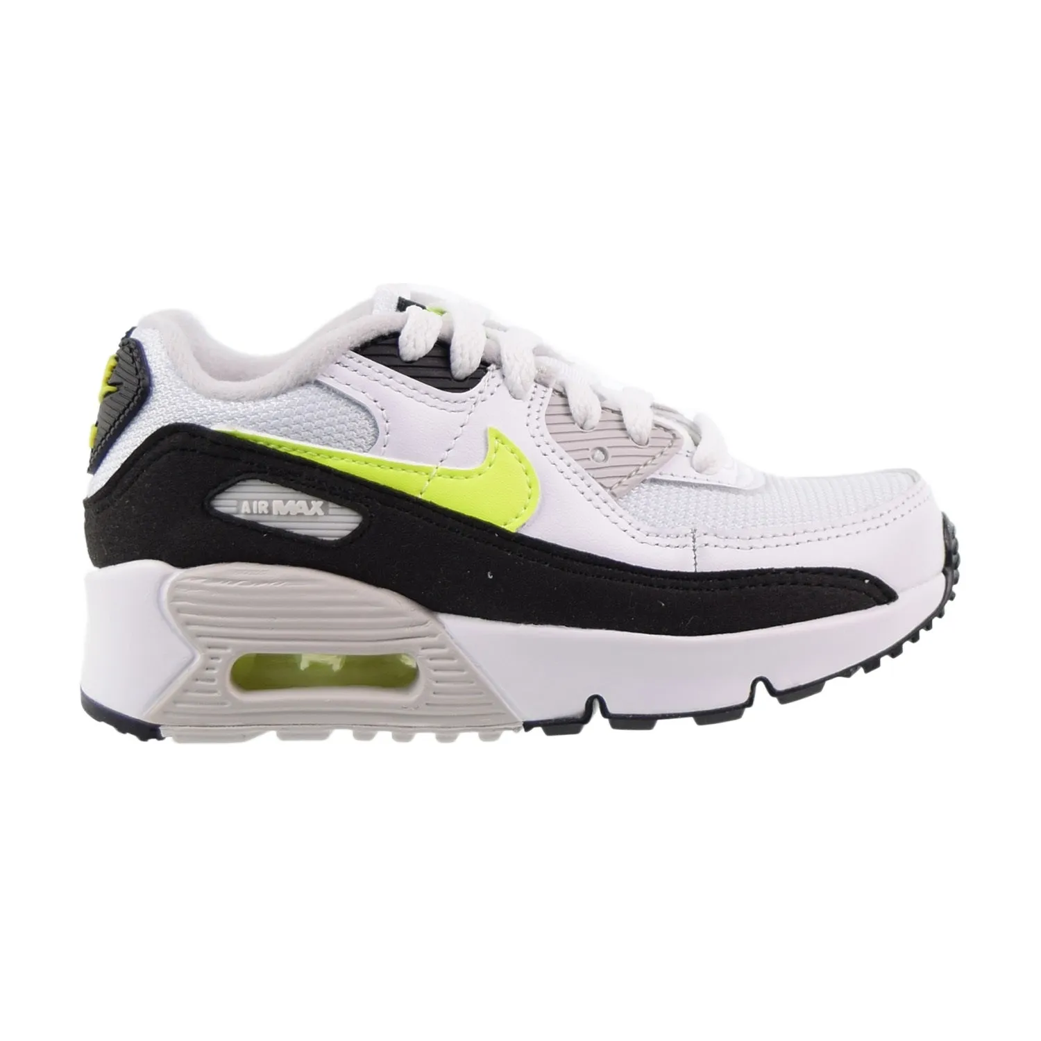 Asics Netburner Ballistic Flytefoam Mid Top Volleyball Shoes Nike Air Max 90 (PS) Little Kids' Shoes White-Black-Neutral Grey-Hot Lime