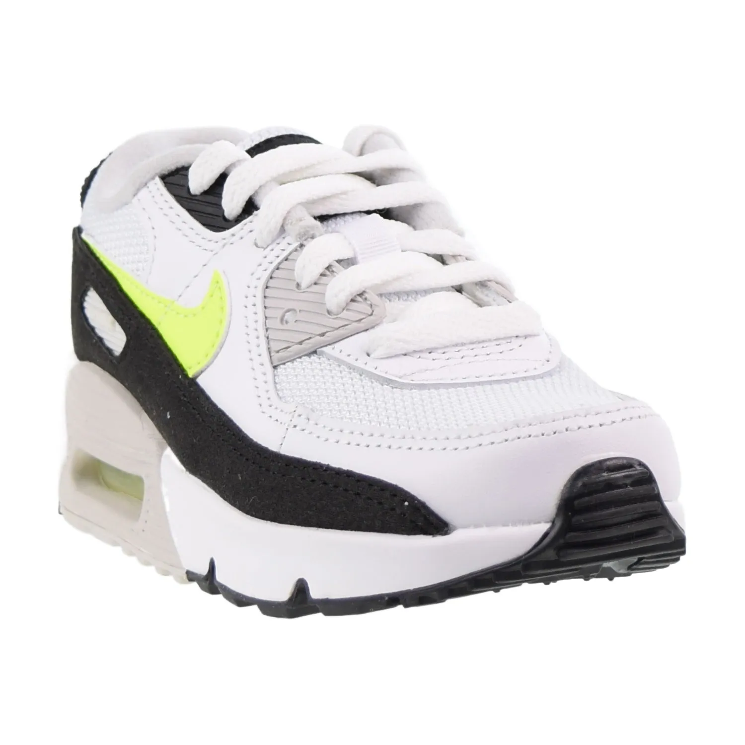 Nike Air Max 90 (PS) Little Kids' Shoes White-Black-Neutral Grey-Hot Lime Asics Shoes Pune