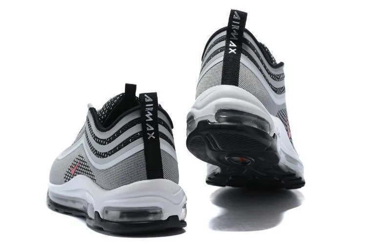 Nike Air Max 97 Ultra 17 Silve Grey Red White Men Shoes !!! CYBER MONDAY SALE !!! Asics Fuzex Running Shoe