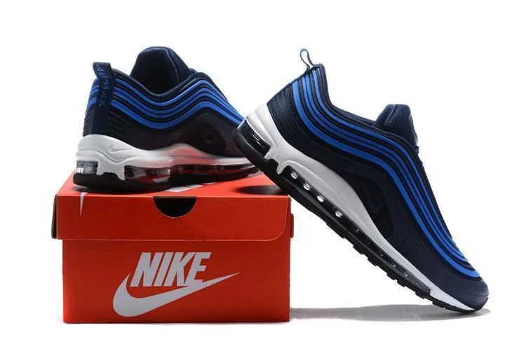 Asics Race Shoes Nike Air Max 97 Ultra Black Navy Blue Men Shoes !!! CYBER MONDAY SALE !!!