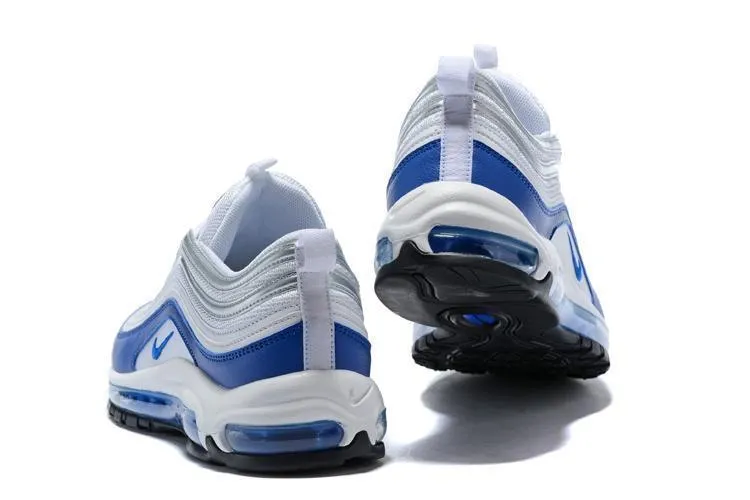 Nike Air Max 97 White Royal Silver Blue Shoes !!! CYBER MONDAY SALE !!! Asics Lyte Classic Running Shoes