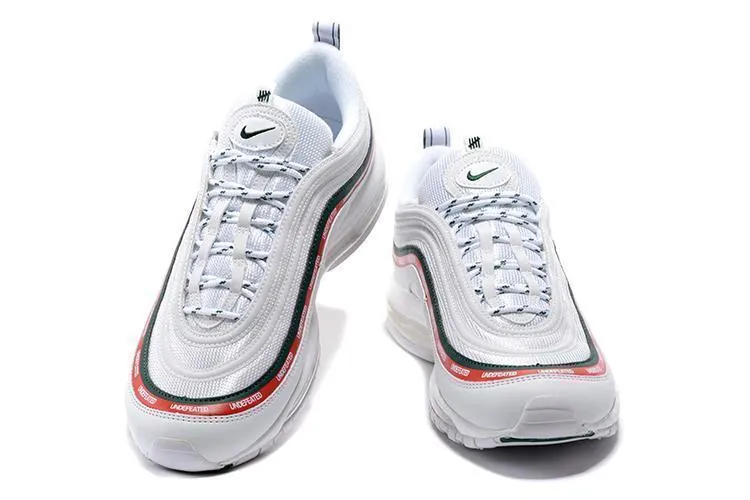 Nike Air Max 97 x Undefeated White Men Shoes !!! CYBER MONDAY SALE !!! Asics Leather Tennis Shoes