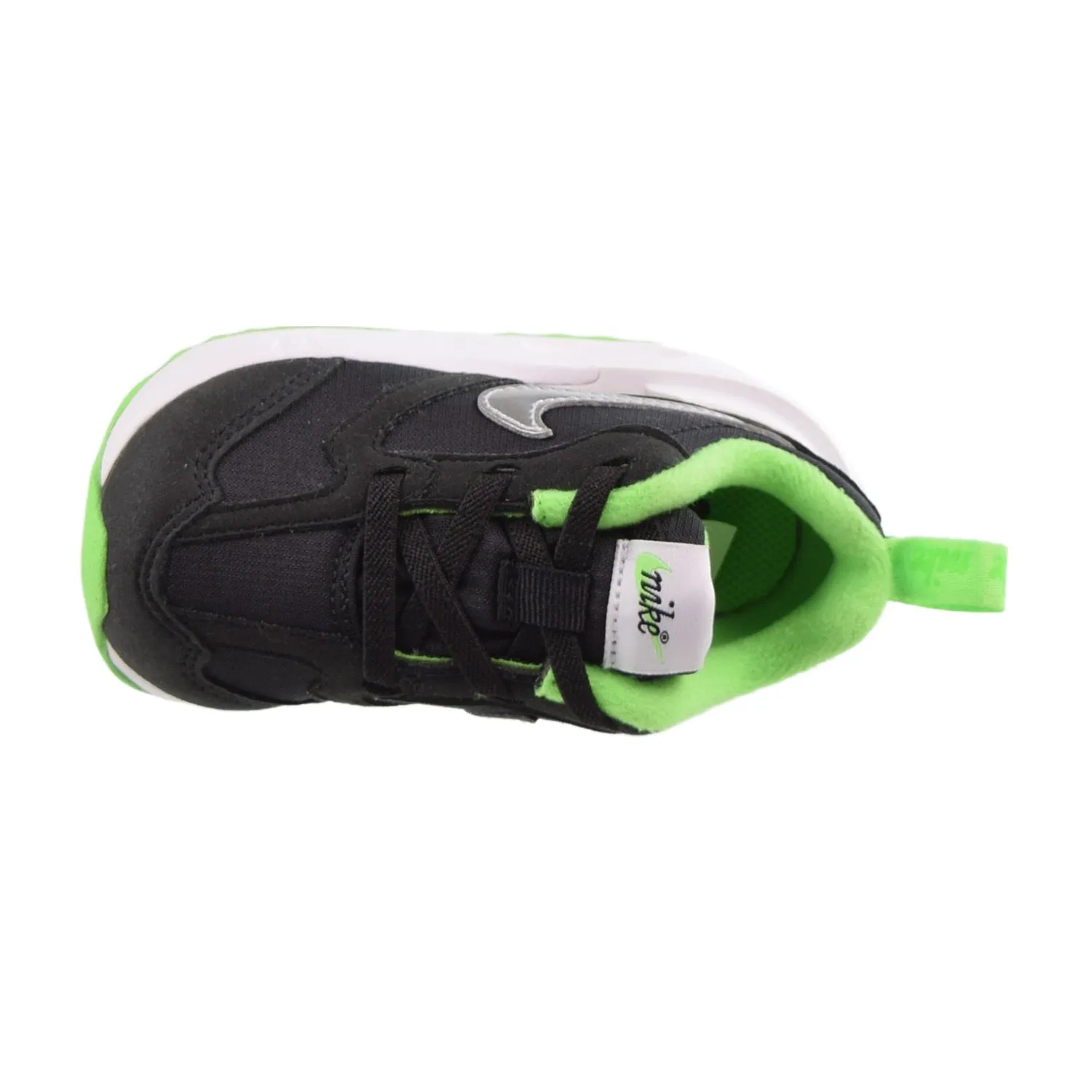 Nike Air Max Dawn (TD) Toddler Shoes Black-Green Strike Asics Sky Elite Ff Indoor Court Shoes